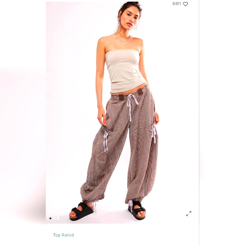 Free people outta sight parachute pants